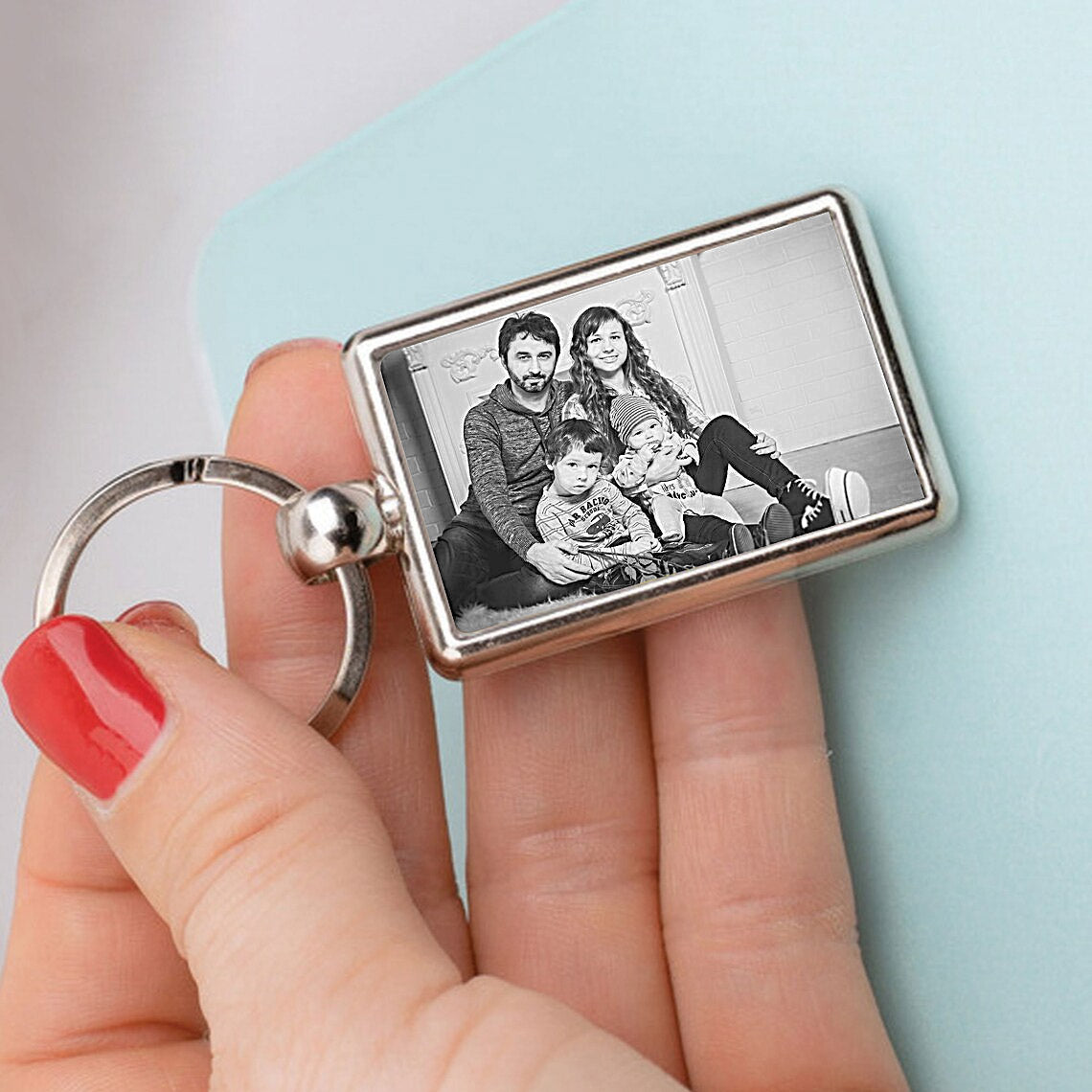 PORTE CLES PERSONNALISÉ RECTANGLE