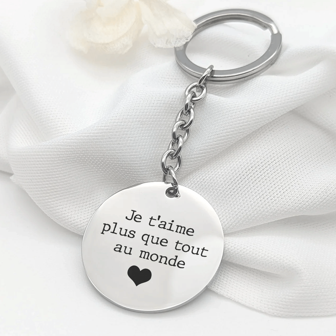 PORTE CLES PERSONNALISÉ RECTO VERSO