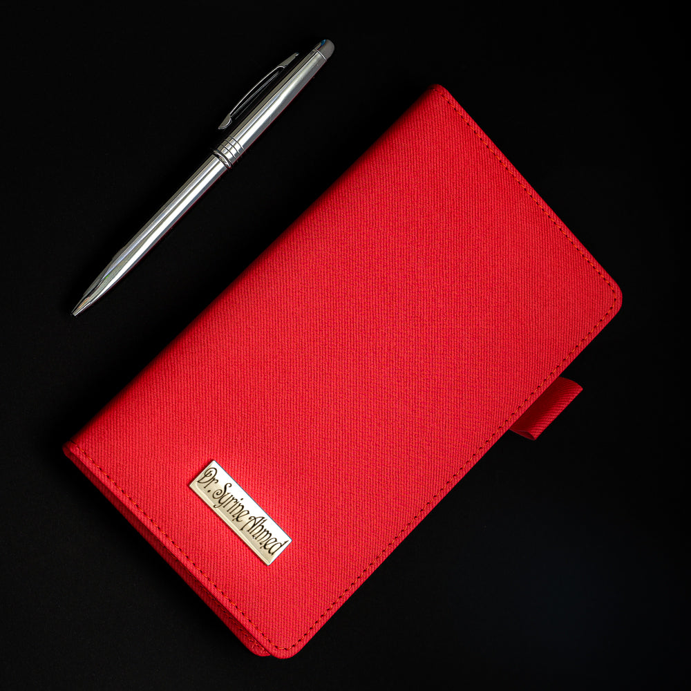 COFFRET BLOC NOTE AVEC STYLO LUXE PERSONNALISÉE