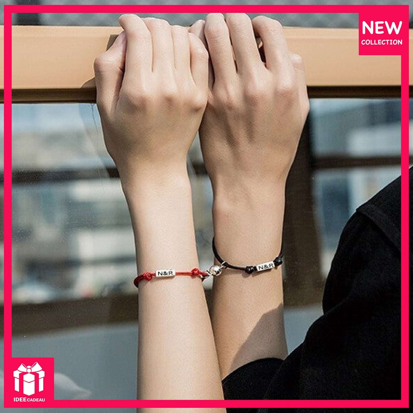 2 BRACELET COUPLE MAGNETIQUE