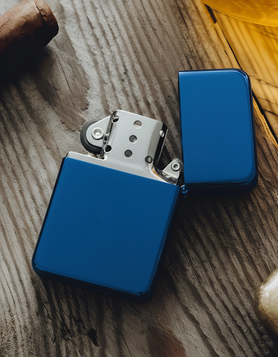 BRIQUET PERSONNALISÉ BLEU