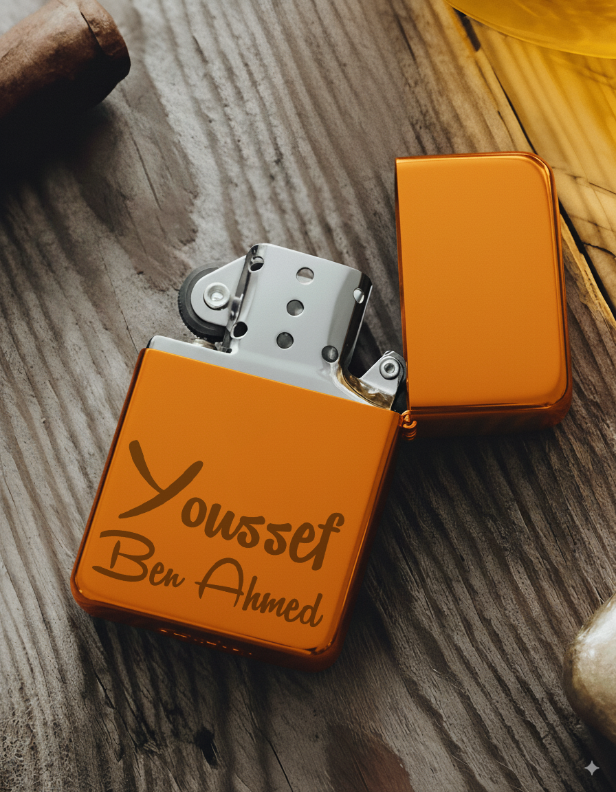 BRIQUET PERSONNALISÉ ORANGE