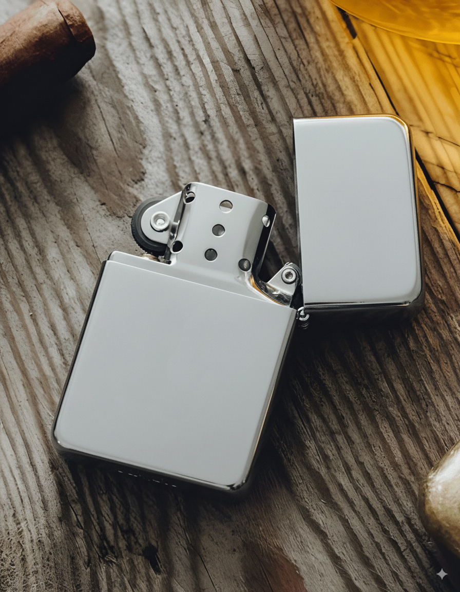 BRIQUET LUXE PERSONALISEE AVEC PHOTO ET TEXTE