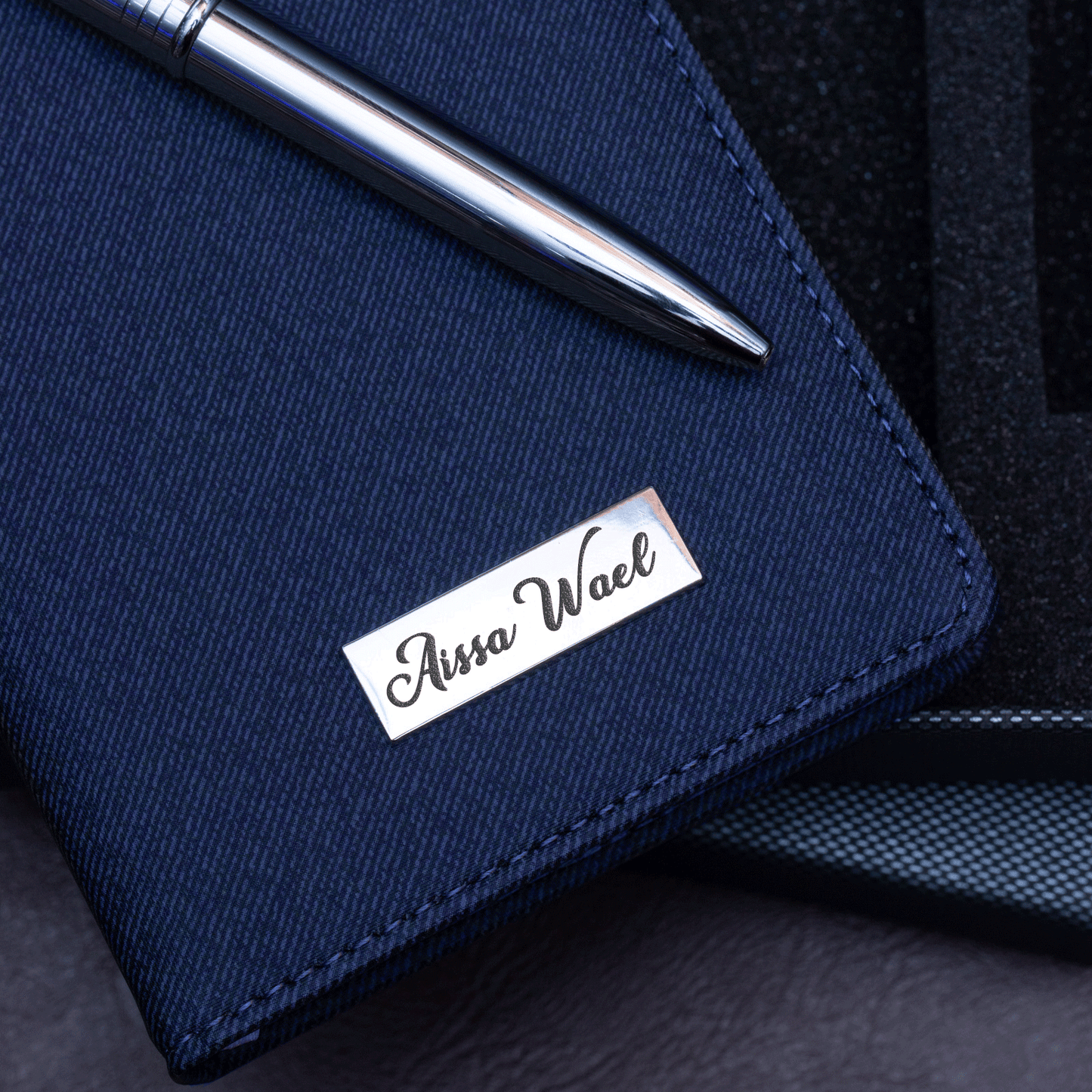 COFFRET BLOC NOTE AVEC STYLO LUXE PERSONNALISÉE