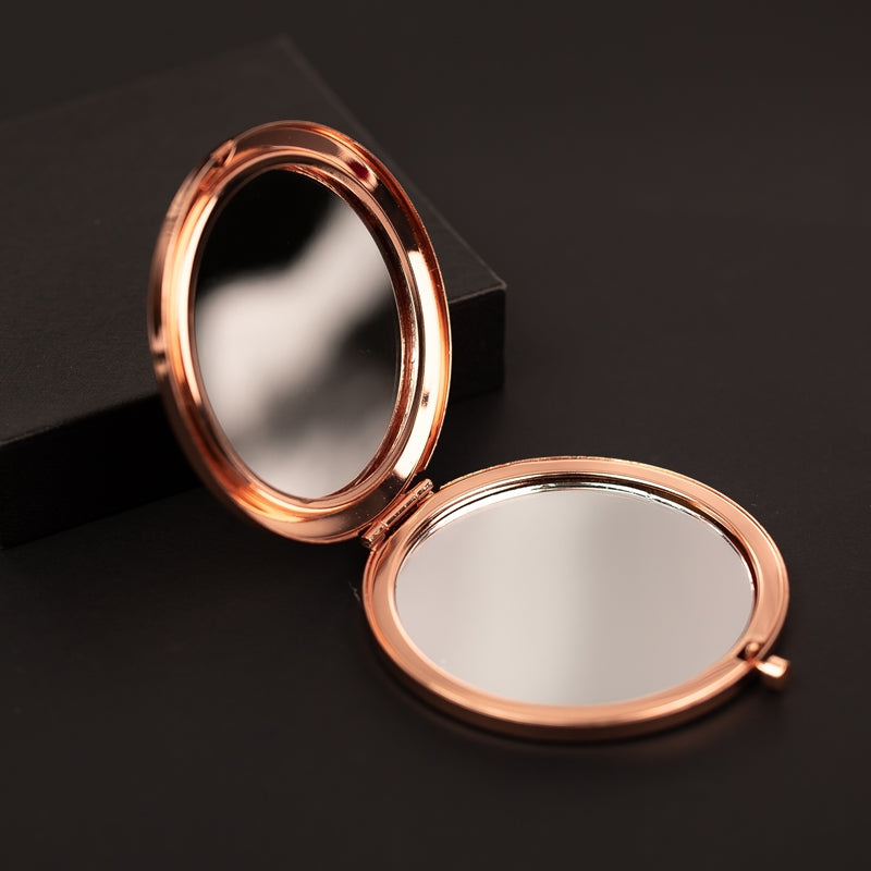 MIROIR DE POCHE PERSONNALISÉ SILVER