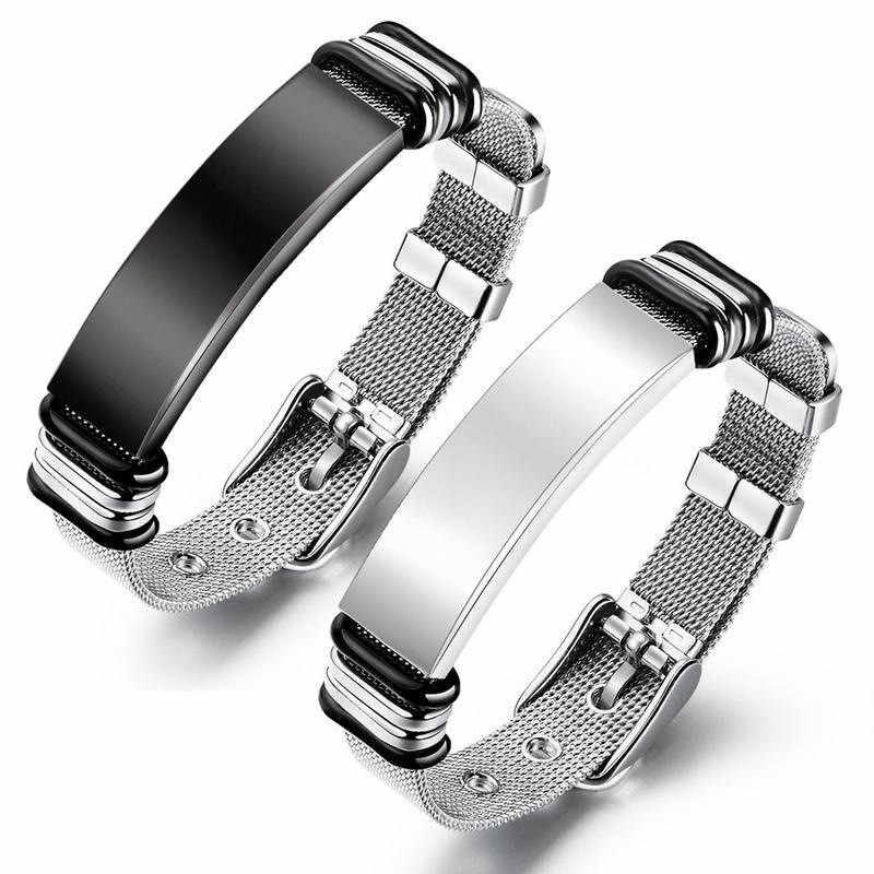 BRACELET LUXE HOMME MODEL MONTRE NOIR
