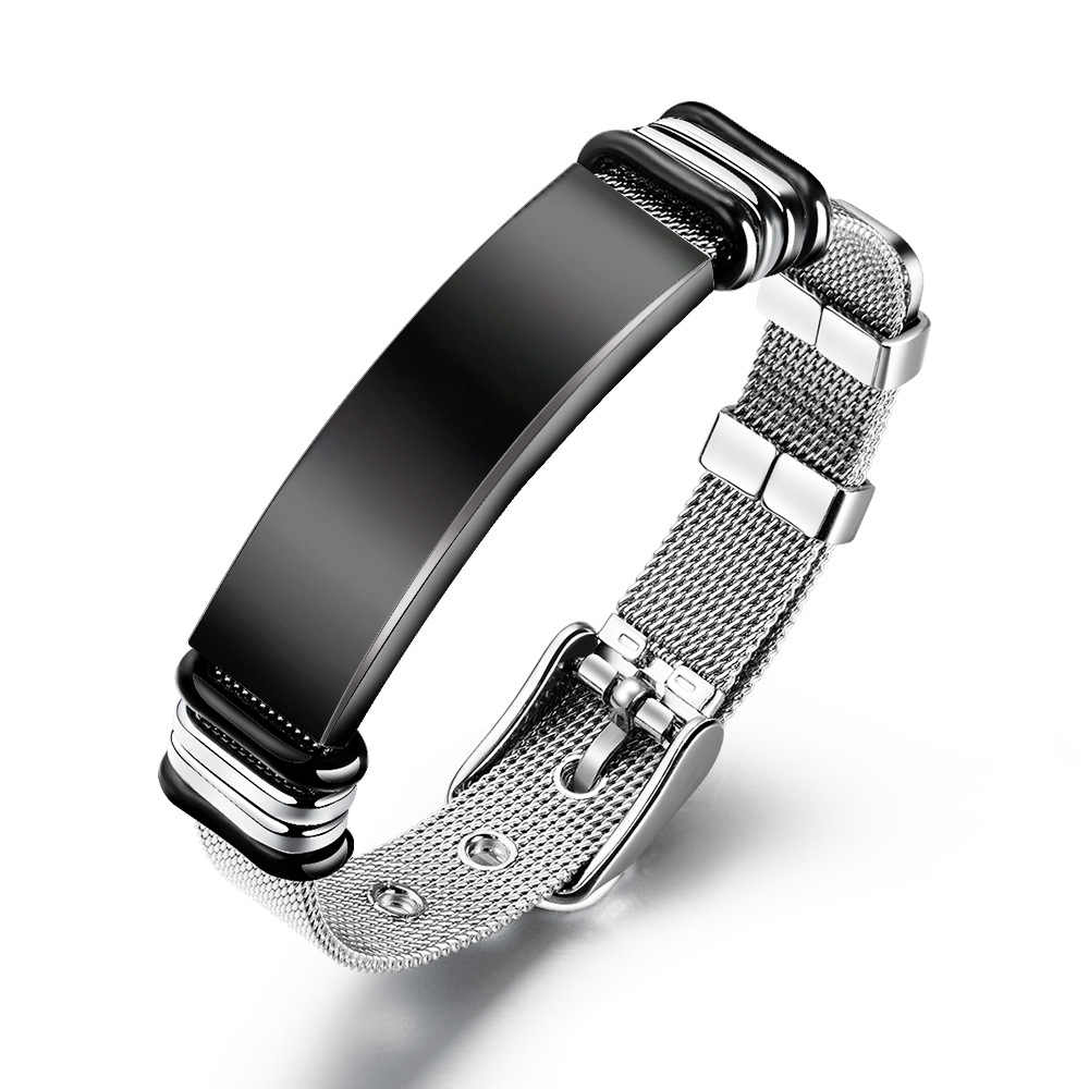 BRACELET LUXE HOMME MODEL MONTRE NOIR