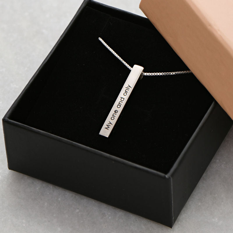 COLLIER BARRE 3D POUR HOMME