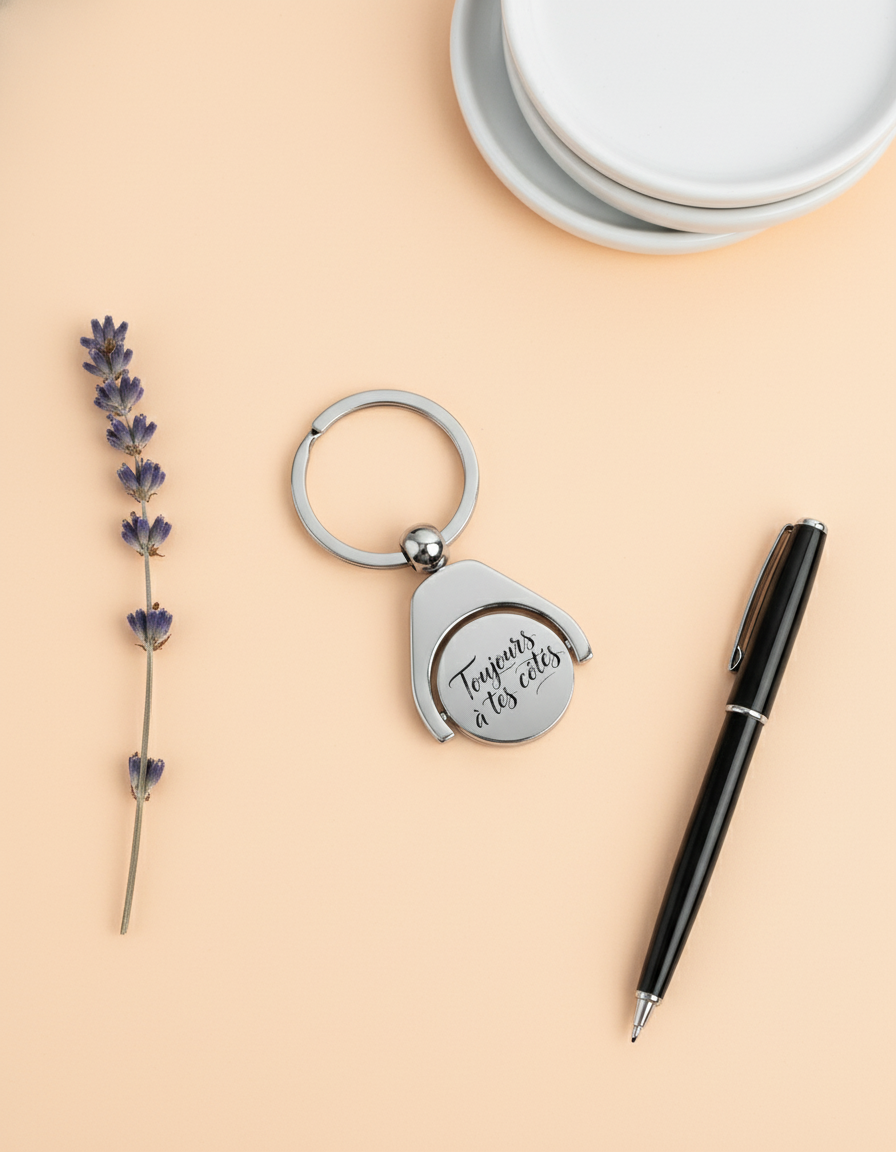 PORTE CLES PERSONNALISÉ ROTATE