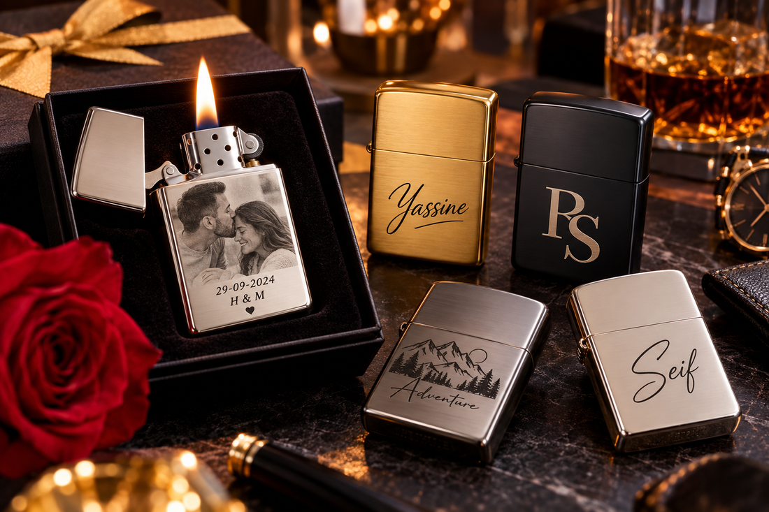 Briquet Personnalisé Tunisie : Le Cadeau Homme Idéal & Unique