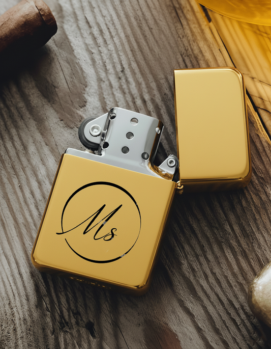 BRIQUET LUXE PERSONALISEE GOLD