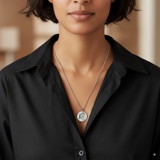 COLLIER PERSONNALISÉ PHOTO POUR FEMME