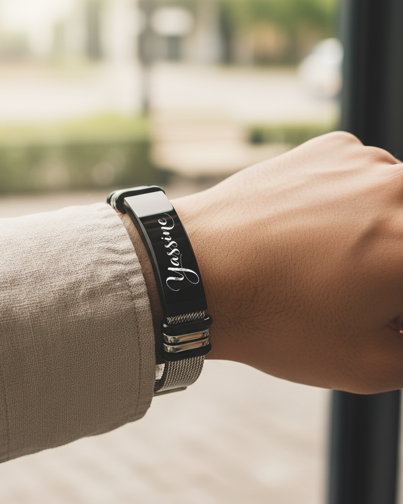 Bracelet Gourmette Acier Inoxydable Maille Milanaise