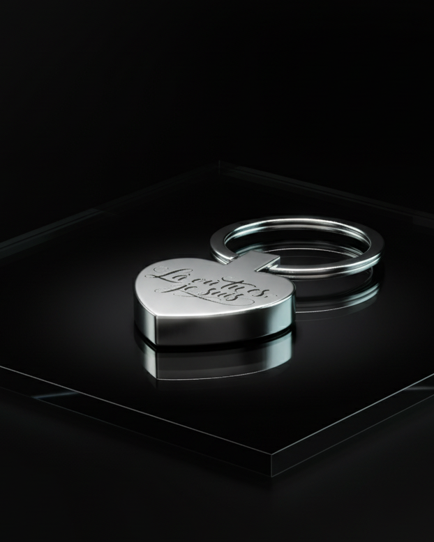 PORTE CLES PERSONNALISÉ HEART