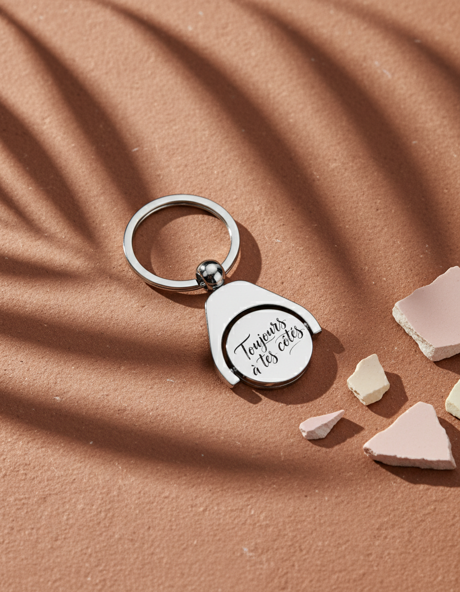 PORTE CLES PERSONNALISÉ ROTATE