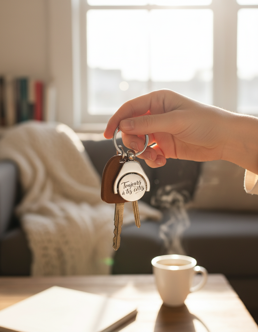 PORTE CLES PERSONNALISÉ ROTATE