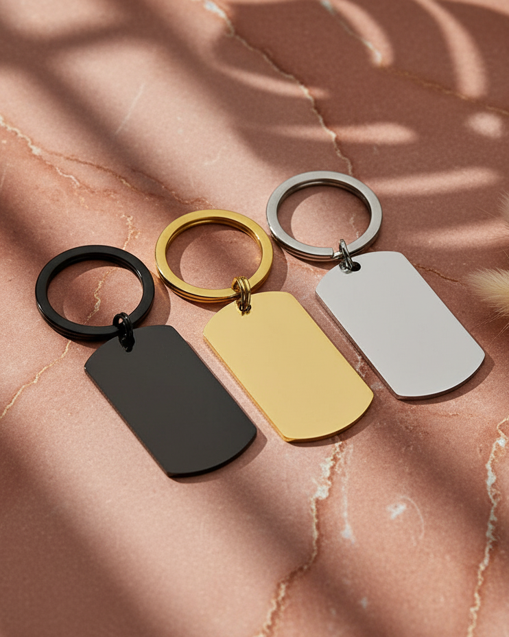 PORTE CLES PERSONNALISÉ TAG COULEURS